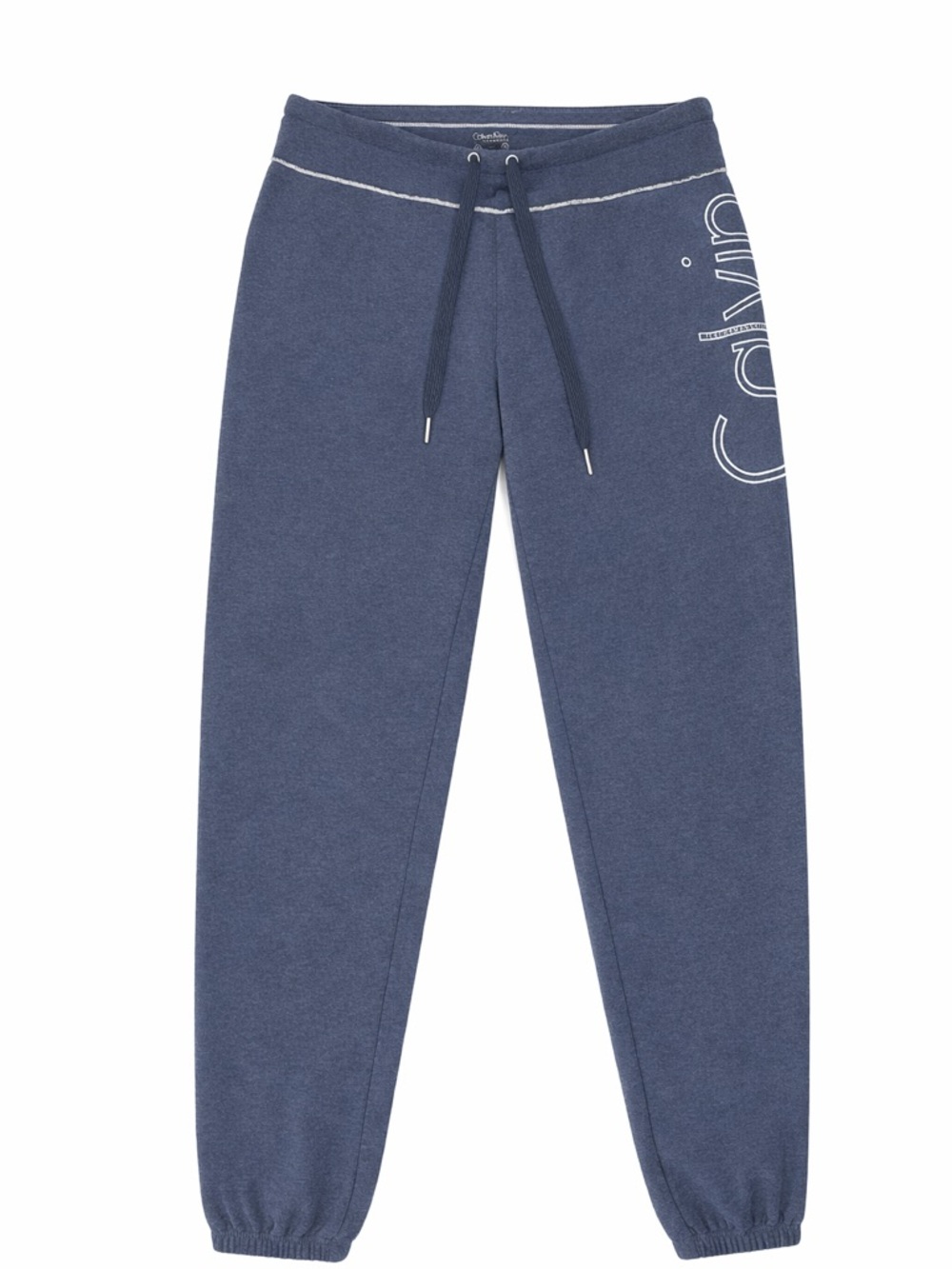 Calvin Klein Navy Jogger Sweatpants | Logo Side | Cozy Lounge Fit - Picture 2 of 9